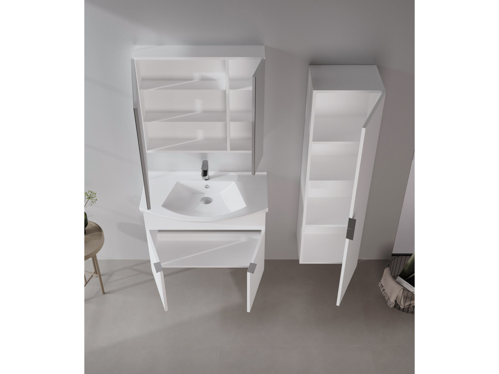 Meuble Vasque "Purus 80" - 80 x 50 x 58 cm - White