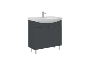Meuble Vasque "Purus 80" - 80 x 50 x 83 cm - Matte Anthracite