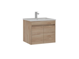 Meuble Vasque "Side 65 v2" - 65 x 45 x 52 cm - Oak