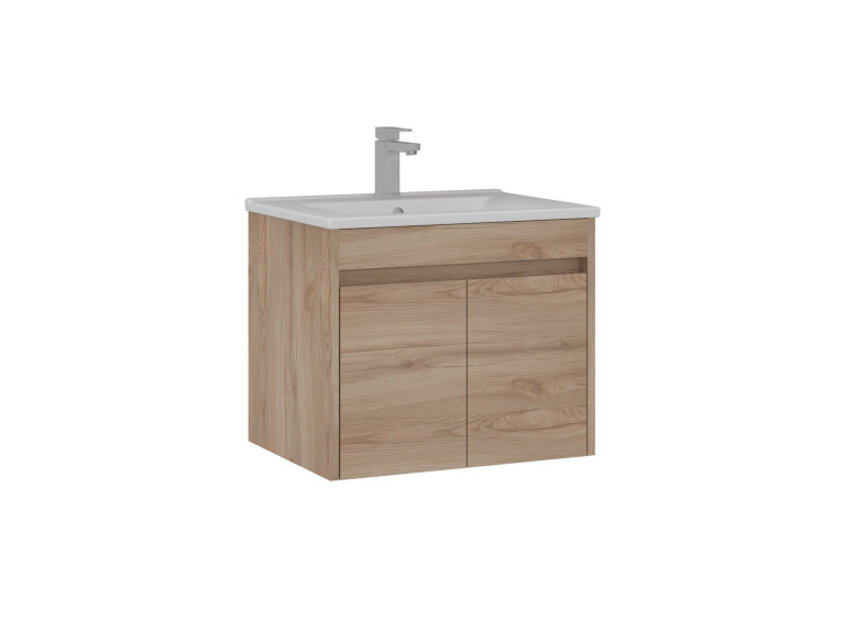 Meuble Vasque "Side 65 v2" - 65 x 45 x 52 cm - Oak