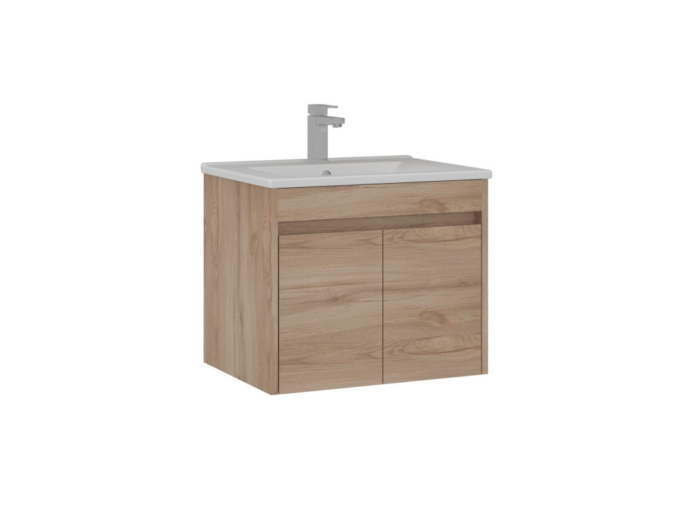Meuble Vasque "Side 65 v2" - 65 x 45 x 52 cm - Oak