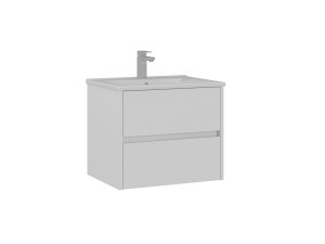 Meuble Vasque "Side 65 v2" - 65 x 45 x 52 cm - Matte White