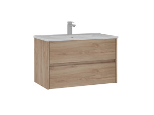 Meuble Vasque "Side 85 v2" - 85 x 45 x 52 cm - Oak
