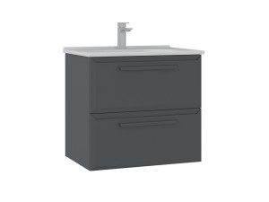 Meuble Vasque "Nuvola 65 v2" - 65 x 50 x 62 cm - Anthracite