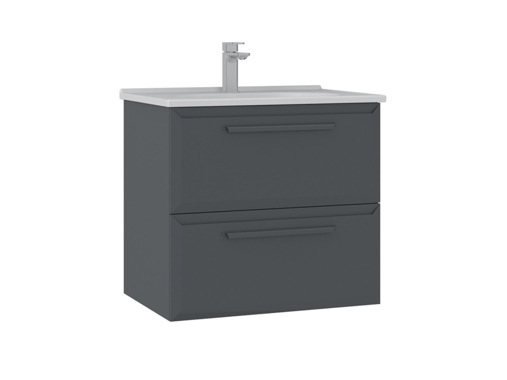 Meuble Vasque "Nuvola 65 v2" - 65 x 50 x 62 cm - Anthracite