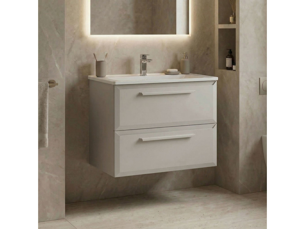 Meuble Vasque "Nuvola 65 v2" - 65 x 50 x 62 cm - Cashmere