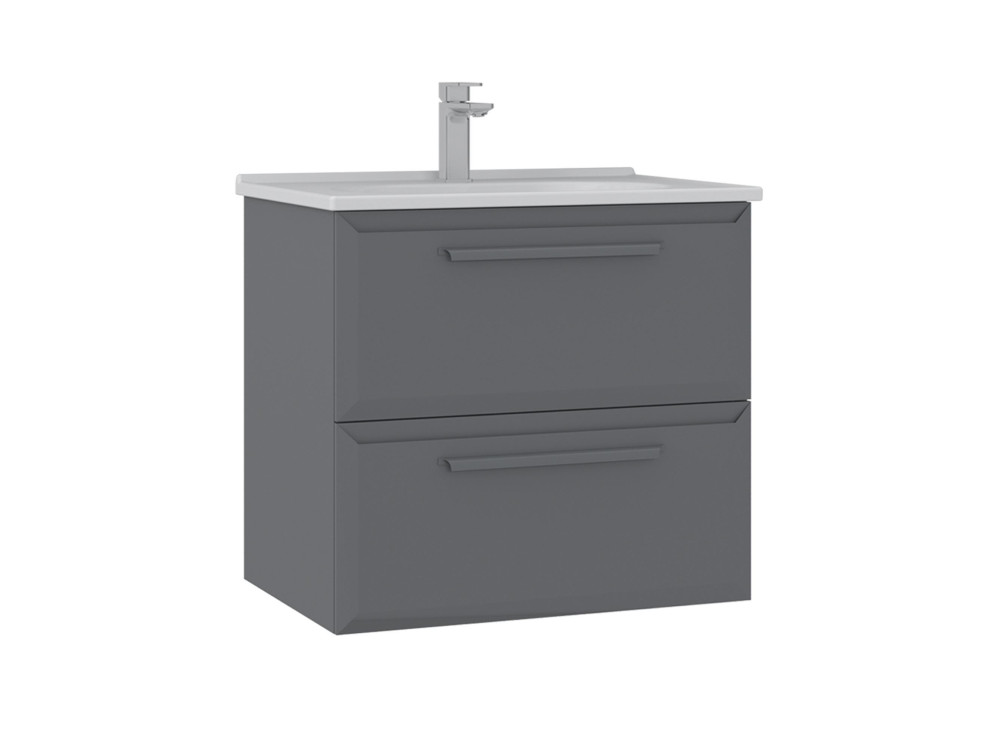 Meuble Vasque "Nuvola 65 v2" - 65 x 50 x 62 cm - Grey