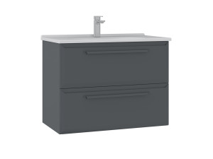 Meuble Vasque "Nuvola 80 v2" - 80 x 50 x 62 cm - Anthracite