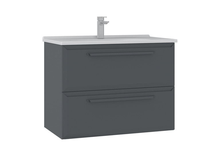 Meuble Vasque "Nuvola 80 v2" - 80 x 50 x 62 cm - Anthracite