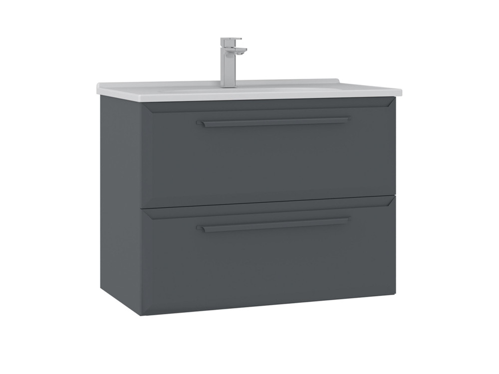 Meuble Vasque "Nuvola 80 v2" - 80 x 50 x 62 cm - Anthracite