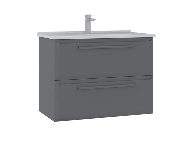 Meuble Vasque "Nuvola 80 v2" - 80 x 50 x 62 cm - Grey