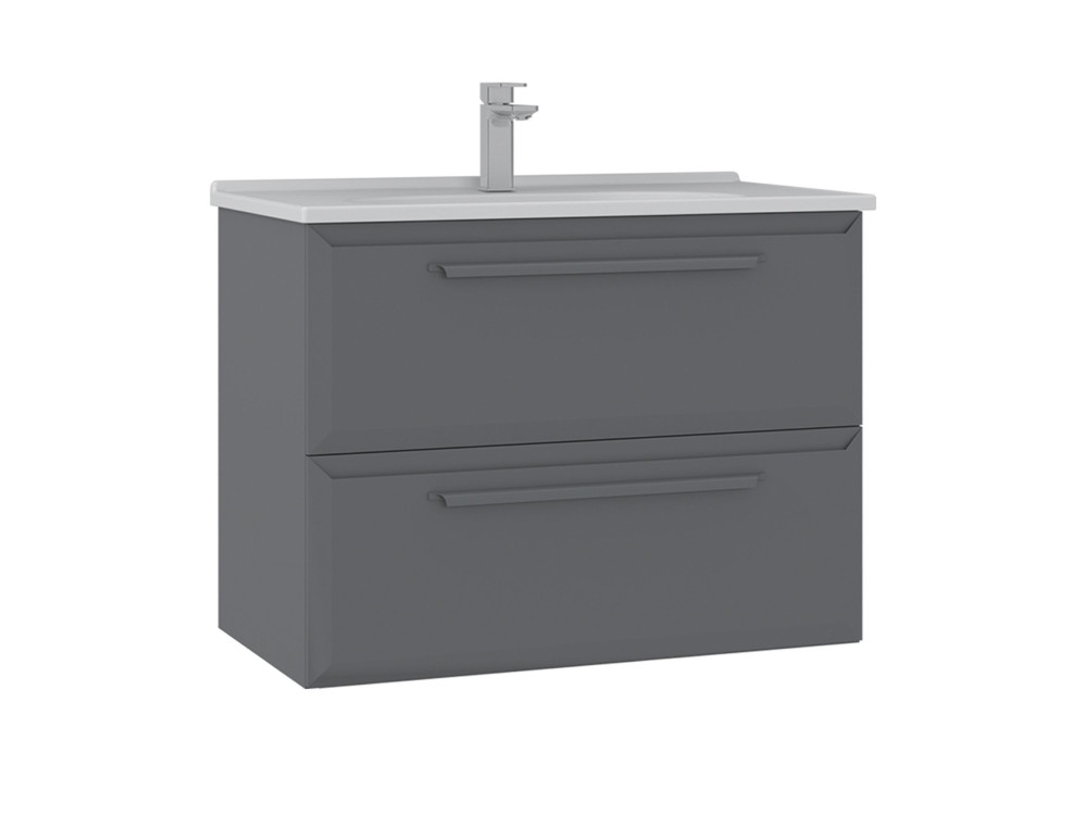 Meuble Vasque "Nuvola 80 v2" - 80 x 50 x 62 cm - Grey