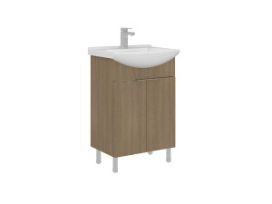 Meuble Vasque "Purus 55" - 55 x 50 x 83 cm - Sonomo Oak