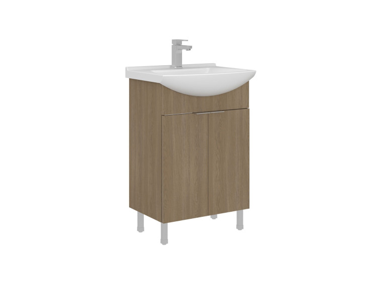 Meuble Vasque "Purus 55" - 55 x 50 x 83 cm - Sonomo Oak