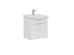 Meuble Vasque "Purus 55" - 55 x 50 x 58 cm - White