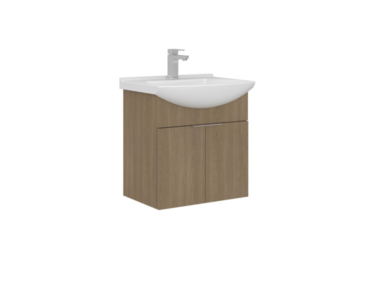 Meuble Vasque "Purus 55" - 55 x 50 x 58 cm - Sonomo Oak