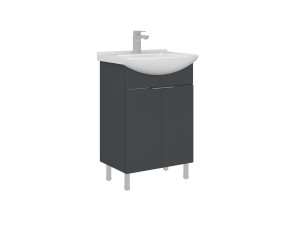 Meuble Vasque "Purus 55" - 55 x 50 x 83 cm - Matte Anthracite