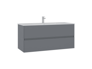 Meuble Vasque "Nest 121 v2" - 121 x 51 x 55 cm - Matte Grey