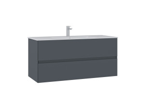 Meuble Vasque "Nest 121 v2" - 121 x 51 x 55 cm - Matte Anthracite