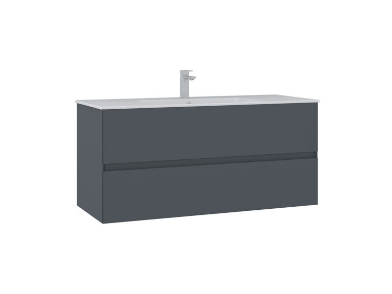 Meuble Vasque "Nest 121 v2" - 121 x 51 x 55 cm - Matte Anthracite