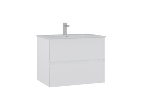 Meuble Vasque "Nest 71 v2" - 71 x 51 x 55 cm - Matte White
