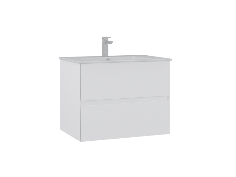 Meuble Vasque "Nest 71 v2" - 71 x 51 x 55 cm - Matte White