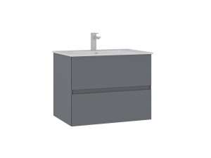 Meuble Vasque "Nest 71 v2" - 71 x 51 x 55 cm - Matte Grey