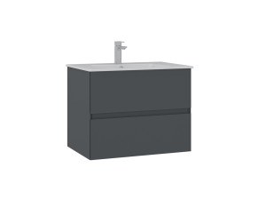 Meuble Vasque "Nest 71 v2" - 71 x 51 x 55 cm - Matte Anthracite