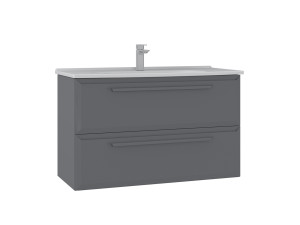 Meuble Vasque "Nuvola 100 v2" - 100 x 50 x 62 cm - Grey