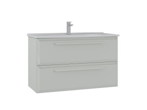 Meuble Vasque "Nuvola 100 v2" - 100 x 50 x 62 cm - Cashmere