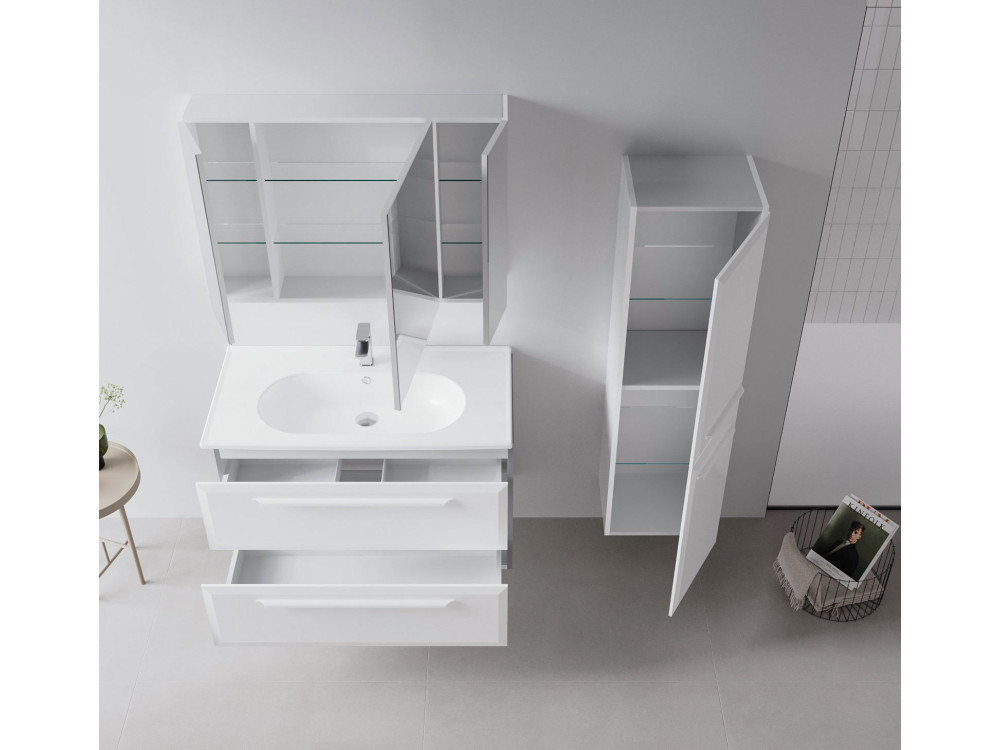 Meuble Vasque "Nuvola 100 v2" - 100 x 50 x 62 cm - White