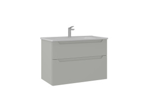 Meuble Vasque "Messina 85 v2" - 85 x 45 x 55 cm - Matte Cashmere
