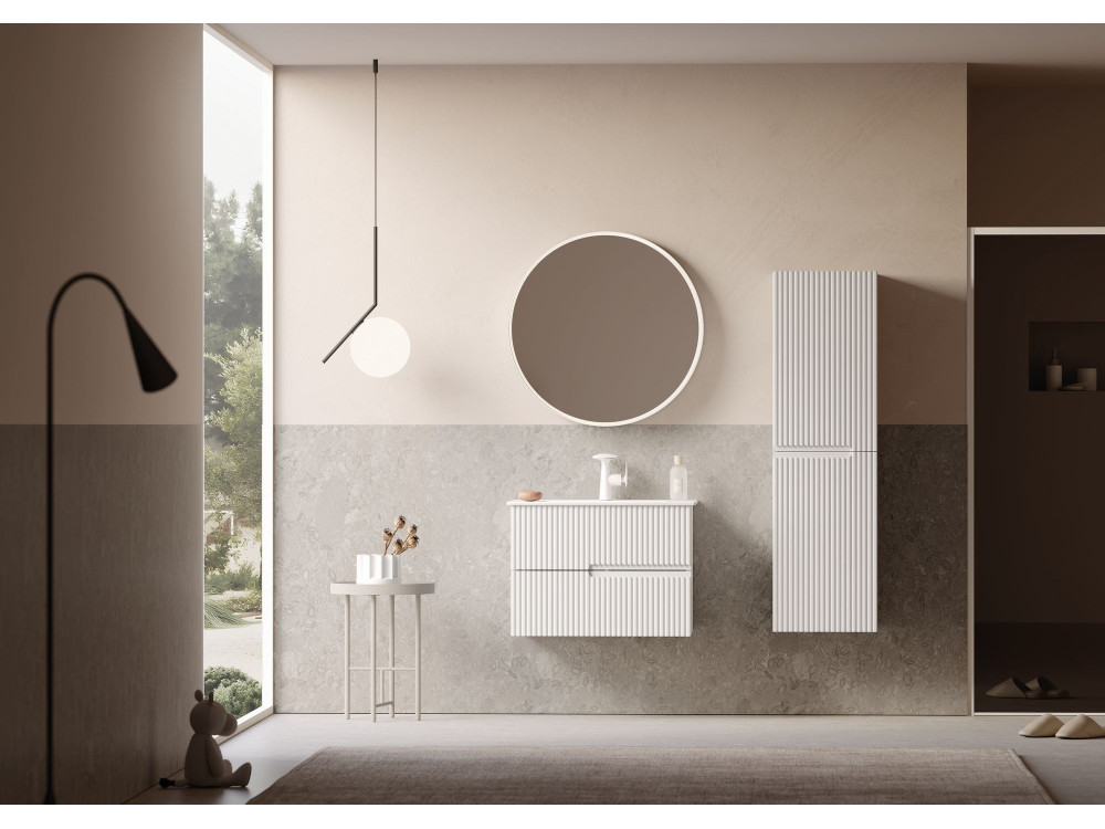 Meuble Vasque "Moonlight 70 v2" - 71 x 51 x 51 cm - Matte White