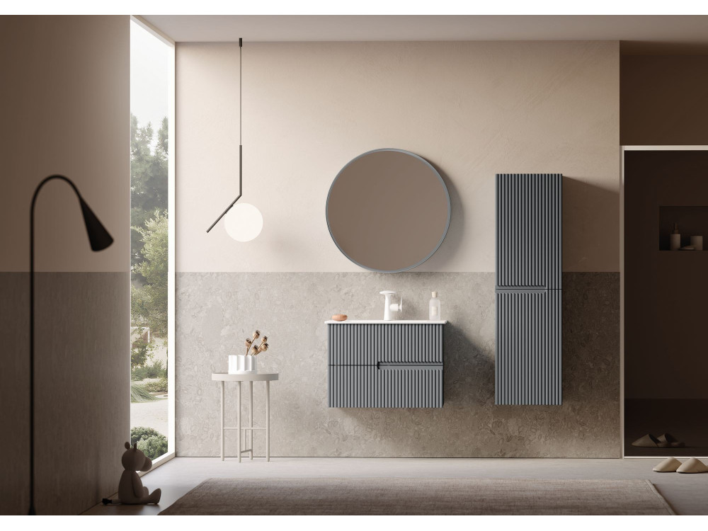 Meuble Vasque "Moonlight 70 v2" - 71 x 51 x 51 cm - Matte Grey