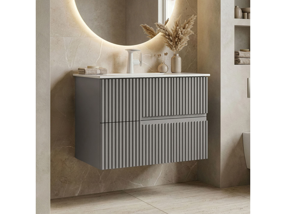 Meuble Vasque "Moonlight 70 v2" - 71 x 51 x 51 cm - Matte Mink