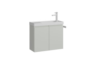 Meuble Vasque "Ferla 60" - 60 x 22 x 50 cm - Matte Cashmere