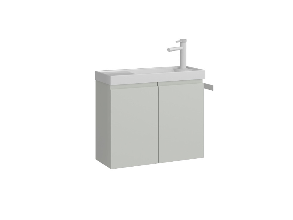 Meuble Vasque "Ferla 60" - 60 x 22 x 50 cm - Matte Cashmere