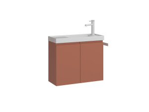 Meuble Vasque "Ferla 60" - 60 x 22 x 50 cm - Matte Cinnamon