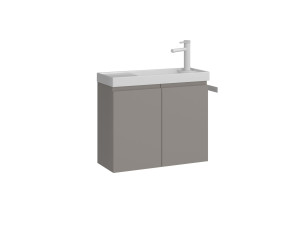 Meuble Vasque "Ferla 60" - 60 x 22 x 50 cm - Matte Mink