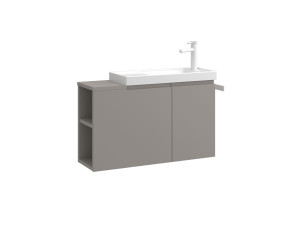 Meuble Vasque "Ferla 80" - 80 x 22 x 45 cm - Matte Mink