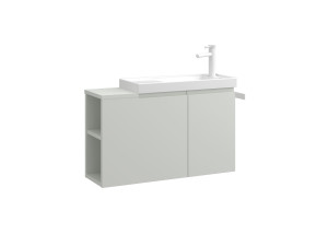 Meuble Vasque "Ferla 80" - 80 x 22 x 45 cm - Matte Cashmere