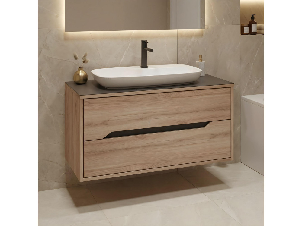 Meuble Vasque "Galia 100 v2" -  cm - Oak