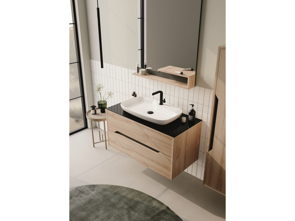 Meuble Vasque "Galia 100 v2" -  cm - Oak