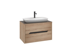Meuble Vasque "Galia 80 v2" - 80 x 50 x 50 cm - Oak