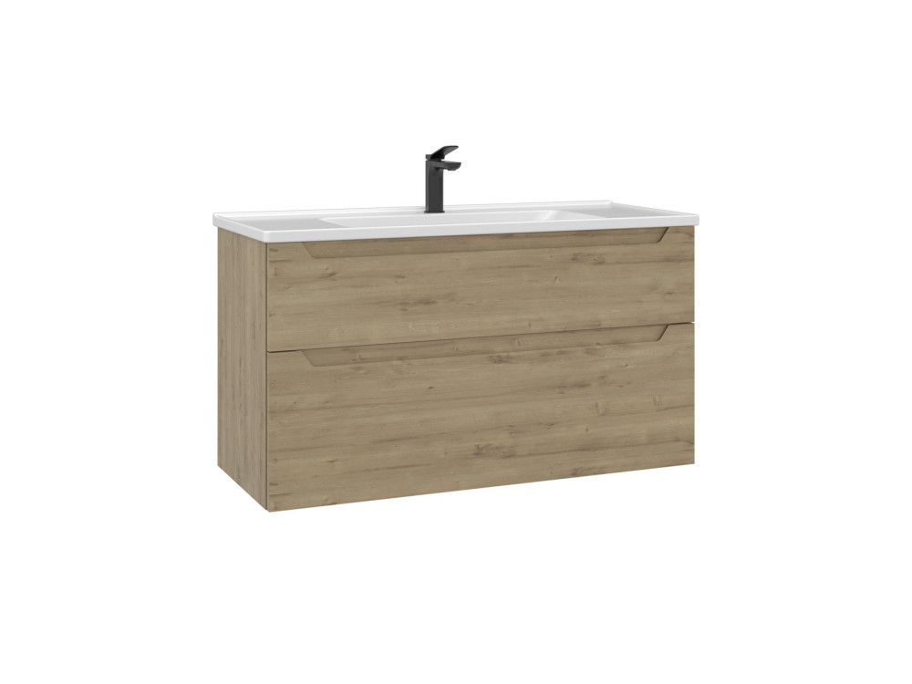 Meuble Vasque "Messina 100 v2" - 100 x 45 x 55 cm - Oak