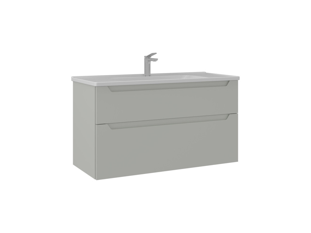 Meuble Vasque "Messina 100 v2" - 100 x 45 x 55 cm - Matte Cashmere