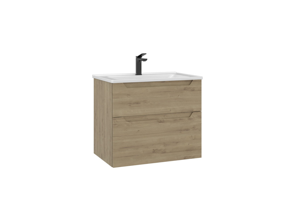 Meuble Vasque "Messina 65 v2" - 65 x 45 x 55 cm - Oak