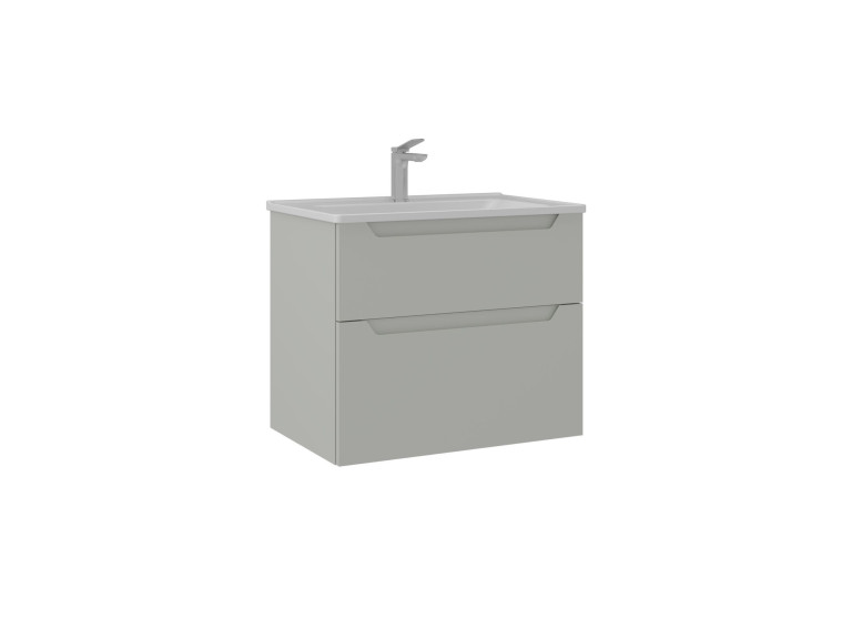 Meuble Vasque "Messina 65 v2" - 65 x 45 x 55 cm - Matte Cashmere