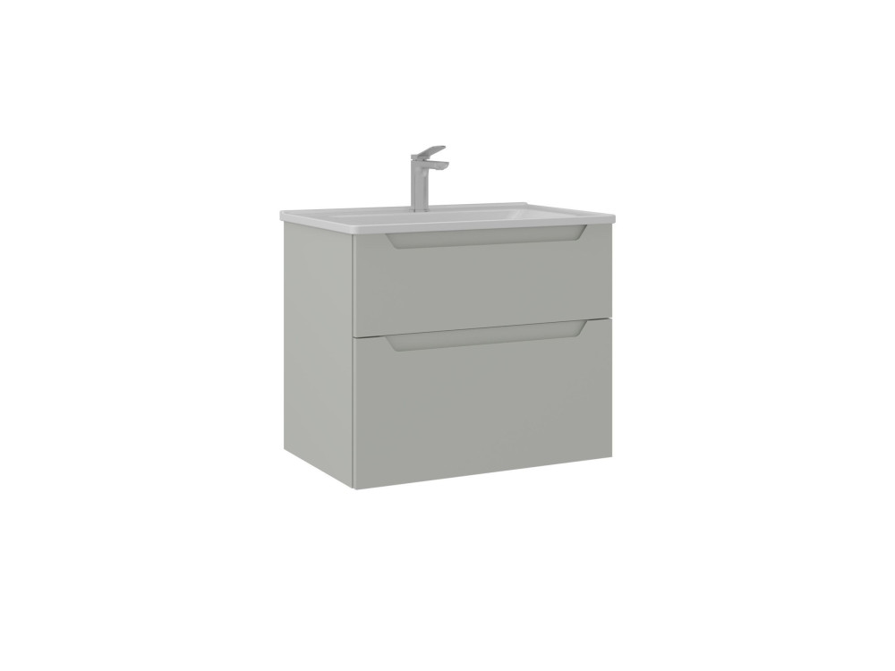 Meuble Vasque "Messina 65 v2" - 65 x 45 x 55 cm - Matte Cashmere