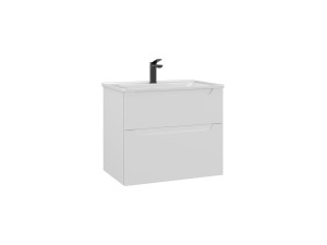 Meuble Vasque "Messina 65 v2" - 65 x 45 x 55 cm - Matte White